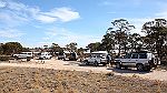 01-Convoy takes a morning tea break at Pink Lakes